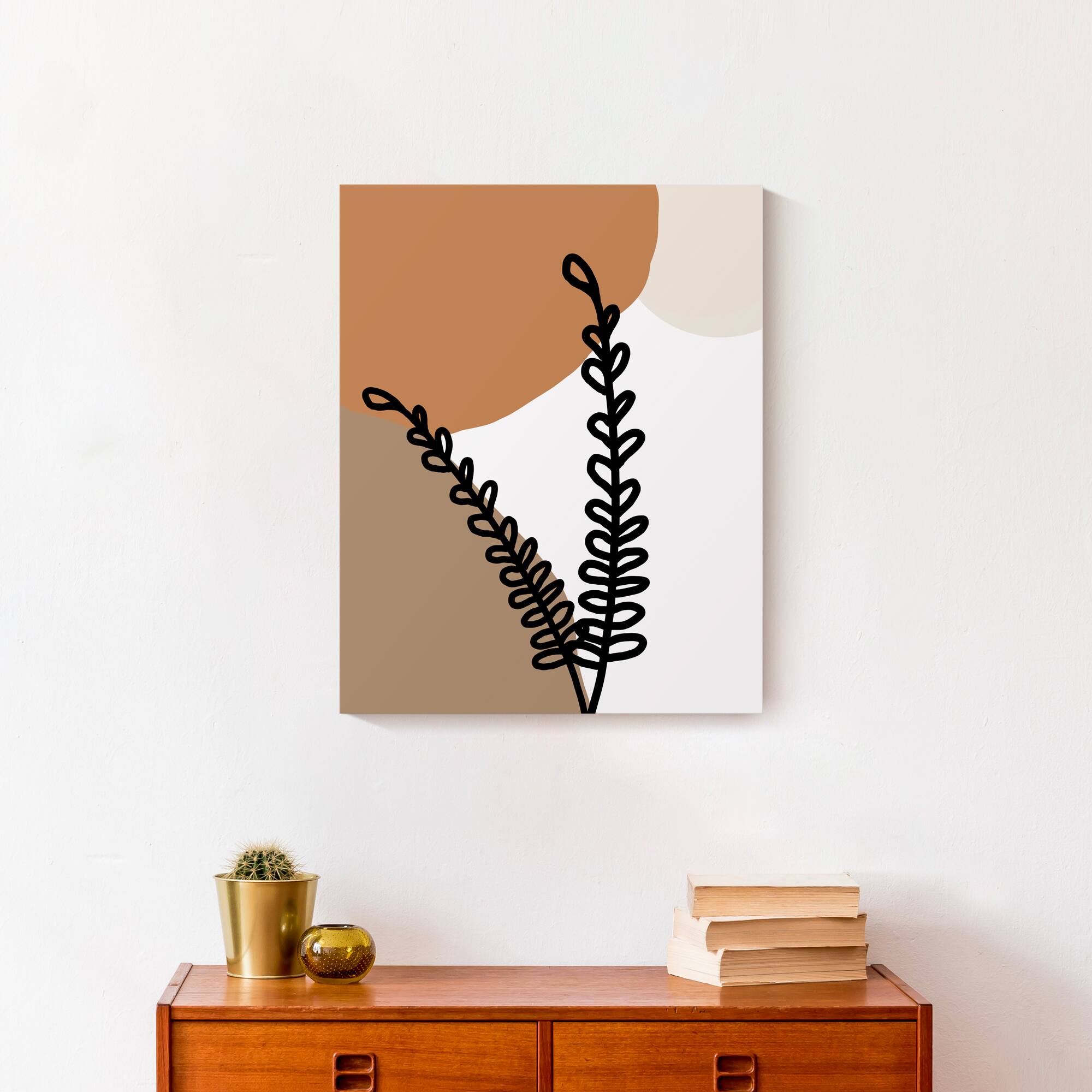 Floral Abstract 16" x 20" Canvas Wall Art